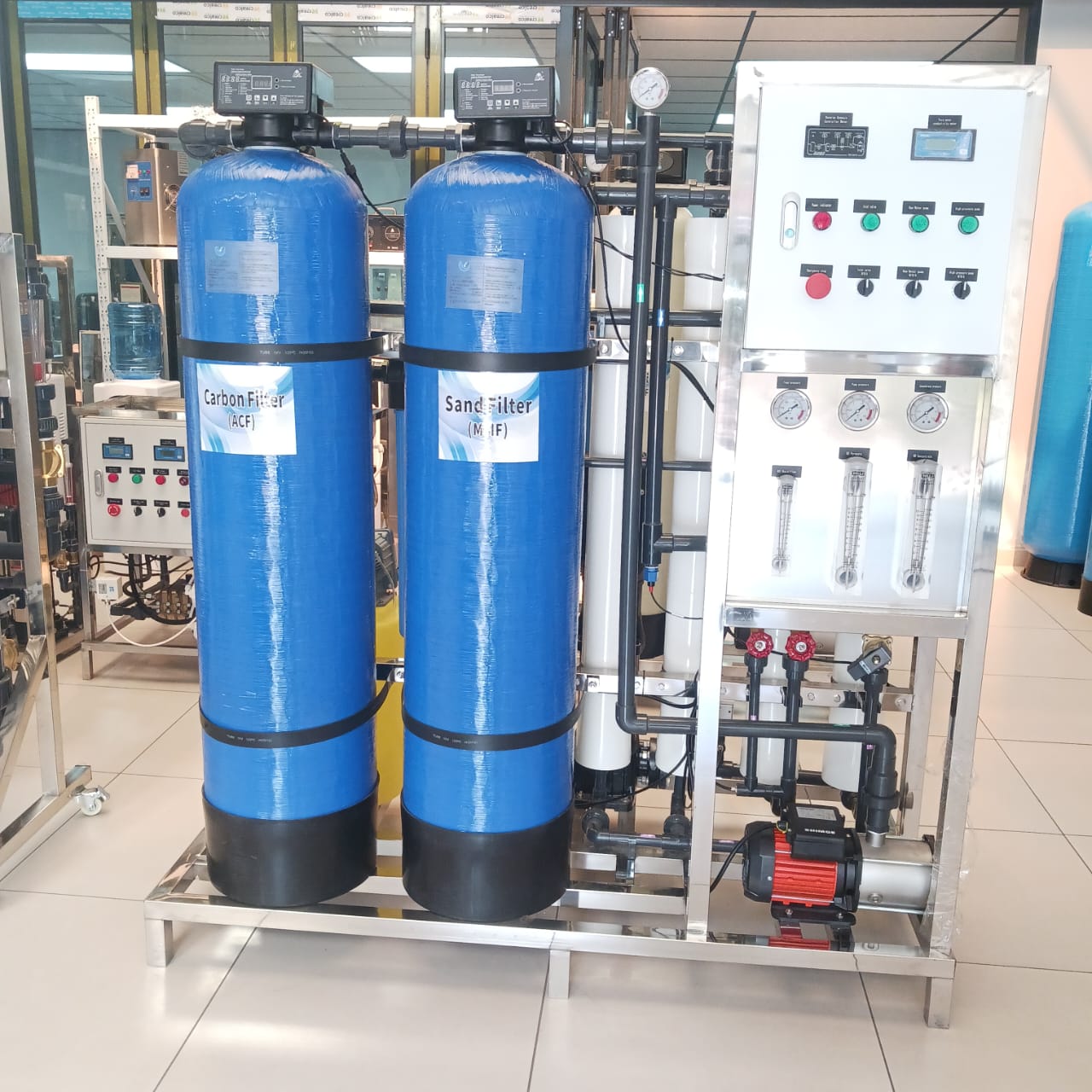 Water filter installation